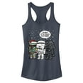 thumbnail image 1 of Junior's Star Wars Christmas Boba It's Cold Outside  Racerback Tank Top Indigo Medium, 1 of 4
