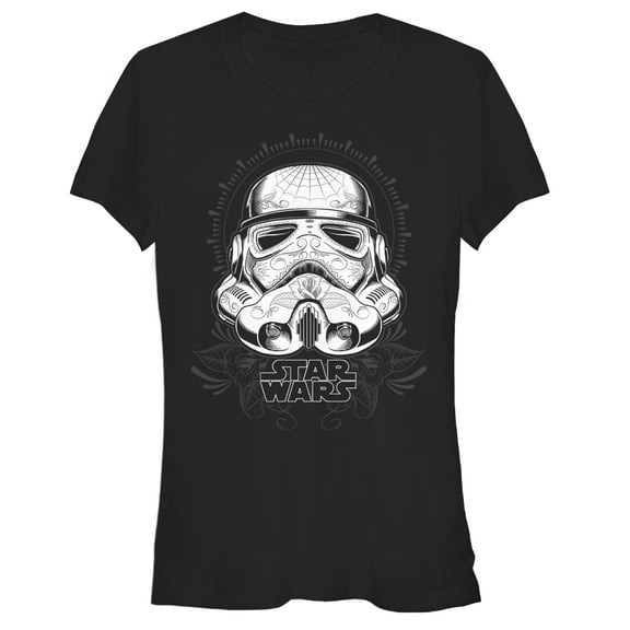 Junior's Star Wars Day of the Trooper  Graphic Tee Black Medium