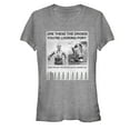 thumbnail image 1 of Junior's Star Wars Droid Poster  Graphic Tee Athletic Heather Medium, 1 of 2