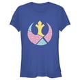 thumbnail image 1 of Junior's Star Wars Easter Egg Rebel Alliance Logo  Graphic Tee Royal Blue Large, 1 of 3