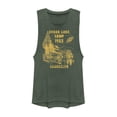 thumbnail image 1 of Junior's Star Wars Endor Lake Ewok Counselor Festival Muscle Graphic Tee Pine Green Heather X Large, 1 of 3