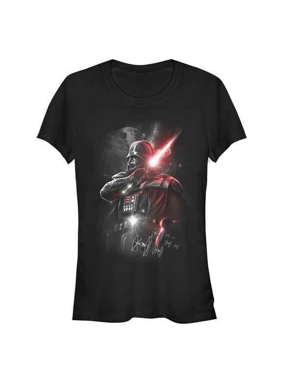 Junior's Star Wars Epic Darth Vader Graphic Tee Black Small