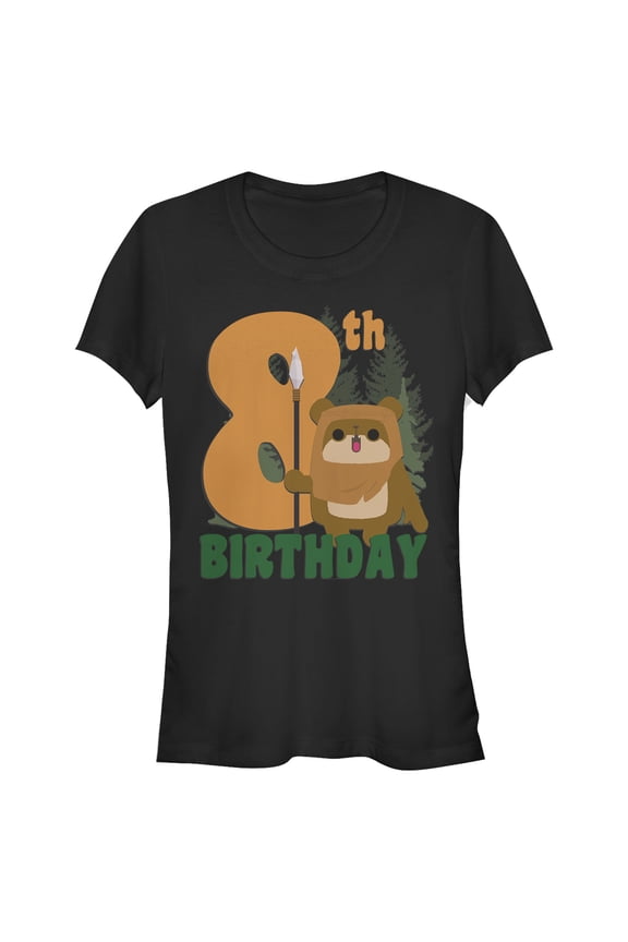 Junior's Star Wars Ewok 8th Birthday Graphic T-Shirt