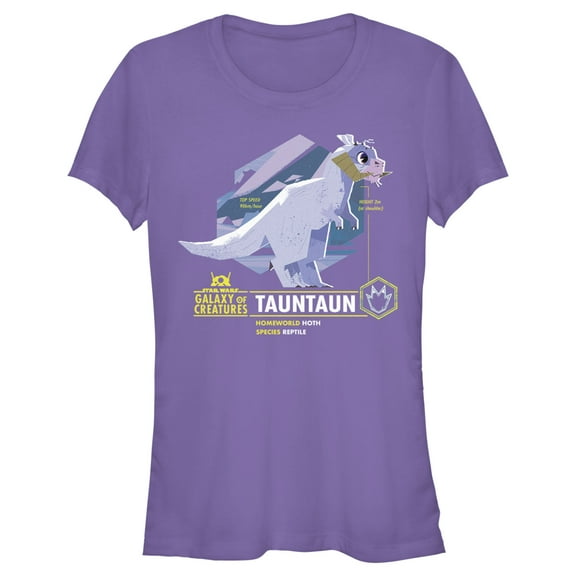 Junior's Star Wars: Galaxy of Creatures The Tauntaun Graphic Tee Purple Small