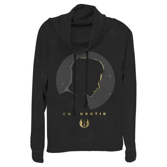 Junior's Star Wars Jedi: Fallen Order Cal Kestis Jedi Cowl Neck Sweatshirt Black 2X Large