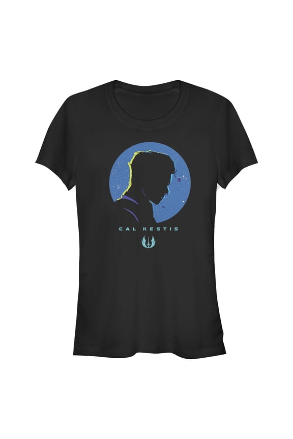 Junior's Star Wars Jedi: Fallen Order Cal Kestis Profile Graphic Tee Black Small