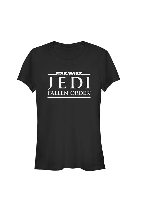Junior's Star Wars Jedi: Fallen Order Classic Logo  Graphic Tee Black 2X Large