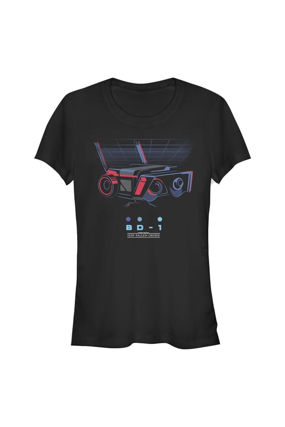 Junior's Star Wars Jedi: Fallen Order Retro BD-1 Droid  Graphic Tee Black Medium
