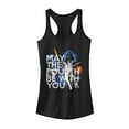 thumbnail image 1 of Junior's Star Wars May the Fourth Classic Scene Racerback Tank Top Black 2X Large, 1 of 4