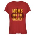 thumbnail image 1 of Junior's Star Wars Mother's Day Moms Run the Galaxy  Graphic Tee Red Small, 1 of 3