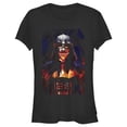 thumbnail image 1 of Junior's Star Wars: Obi-Wan Kenobi Darth Vader Menacing Glow  Graphic Tee Black Medium, 1 of 3