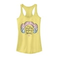 thumbnail image 1 of Junior's Star Wars Princess Leia Future Galaxy is Female  Racerback Tank Top Banana Medium, 1 of 3