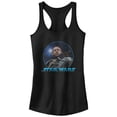 thumbnail image 1 of Junior's Star Wars Rogue One Saw Gerrera Star  Racerback Tank Top Black X Large, 1 of 4