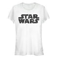 thumbnail image 1 of Junior's Star Wars Simple Logo  Graphic Tee White Medium, 1 of 2