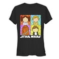 thumbnail image 1 of Junior's Star Wars Stained Glass Rebels Graphic Tee Black Small, 1 of 2