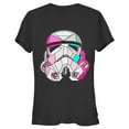 thumbnail image 1 of Junior's Star Wars Stained Glass Stormtrooper Graphic Tee Black Large, 1 of 2