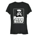 thumbnail image 1 of Junior's Star Wars Stormtrooper Logo Graphic Tee Black Small, 1 of 2