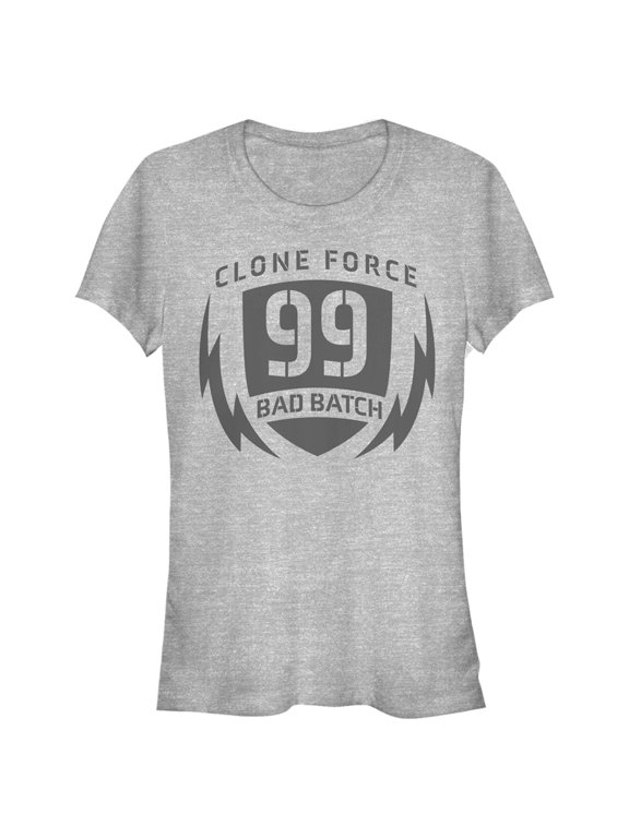 Junior's Star Wars: The Bad Batch Clone Force 99 Logo Graphic Tee Athletic Heather X Large