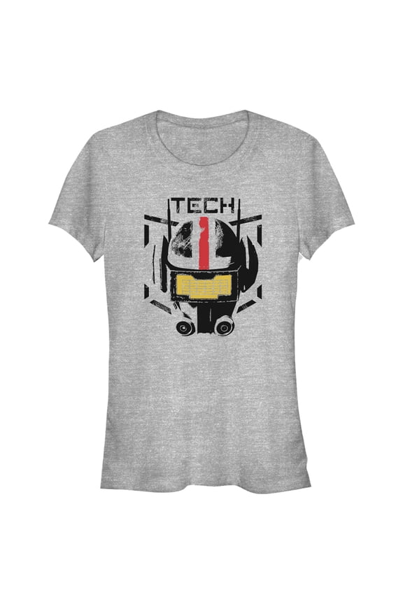 Junior's Star Wars: The Bad Batch Tech  Graphic Tee Athletic Heather Small
