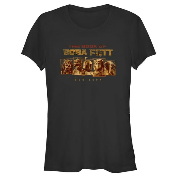 Junior's Star Wars: The Book of Boba Fett Mos Espa Dangerous Locals Graphic Tee Black Medium