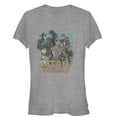 thumbnail image 1 of Junior's Star Wars The Force Awakens Rey and Crew  Graphic Tee Athletic Heather 2X Large, 1 of 2