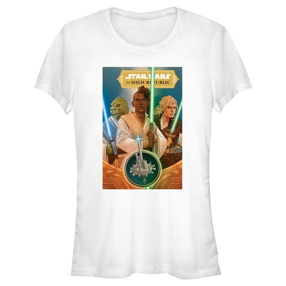 Junior's Star Wars The High Republic Jedi There Is No Fear Team  Graphic Tee White Small