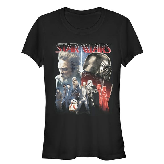 Junior's Star Wars The Last Jedi Balance  Graphic Tee Black Small