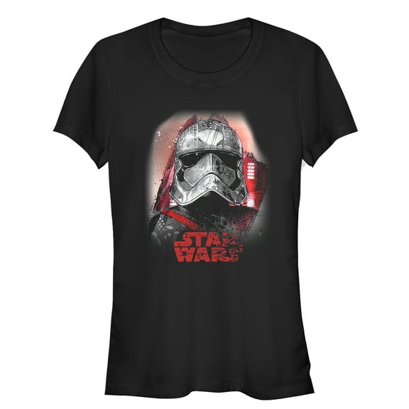 Junior's Star Wars The Last Jedi Captain Phasma  Graphic Tee Black X Large