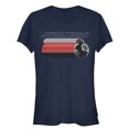 thumbnail image 1 of Junior's Star Wars The Last Jedi Droid Streak Graphic Tee Navy Blue X Large, 1 of 2