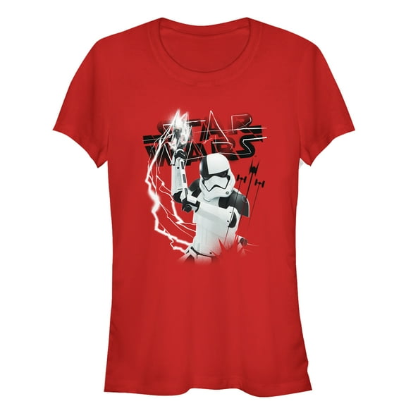 Junior's Star Wars The Last Jedi Executioner Stormtrooper  Graphic Tee Red Large