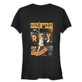 thumbnail image 1 of Junior's Star Wars The Last Jedi Rey Join Resistance  Graphic Tee Black Small, 1 of 2