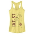thumbnail image 1 of Junior's Star Wars: The Mandalorian AT-ST Action Figure  Racerback Tank Top Banana 2X Large, 1 of 3