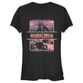 thumbnail image 1 of Junior's Star Wars: The Mandalorian Female Duo Graphic Tee Black Large, 1 of 3