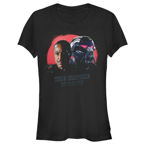 Junior's Star Wars: The Mandalorian Gideon Empire Is Back Graphic Tee Black Small