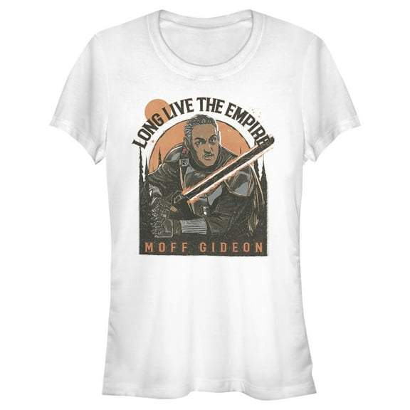 Junior's Star Wars: The Mandalorian Gideon Imperial Remnant  Graphic Tee White X Large