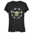 thumbnail image 1 of Junior's Star Wars: The Mandalorian Grogu Easter Egging Around  Graphic Tee Black Large, 1 of 3