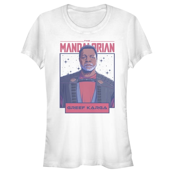 Junior's Star Wars: The Mandalorian Karga Your Only Hope Graphic Tee White X Large