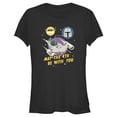 thumbnail image 1 of Junior's Star Wars: The Mandalorian May the Fourth Mando and Grogu Graphic T-Shirt, 1 of 4