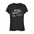 thumbnail image 1 of Junior's Star Wars: The Mandalorian TIE Fighter Grid Graphic Tee Black Small, 1 of 2