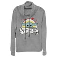 thumbnail image 1 of Junior's Star Wars: The Mandalorian The Child Be Mine Bassinet  Cowl Neck Sweatshirt Gray Heather 2X Large, 1 of 3