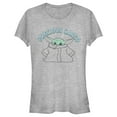 thumbnail image 1 of Junior's Star Wars: The Mandalorian The Child Precious Cargo Graphic Tee Athletic Heather Small, 1 of 2
