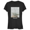 thumbnail image 1 of Junior's Star Wars: The Mandalorian The Child This Is My Good Side  Graphic Tee Black X Large, 1 of 2