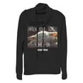 thumbnail image 1 of Junior's Star Wars: The Mandalorian The Child When Your Song Comes On  Cowl Neck Sweatshirt, 1 of 4