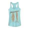 thumbnail image 1 of Junior's Star Wars: The Mandalorian Toy Action Figure Racerback Tank Top Cancun 2X Large, 1 of 3