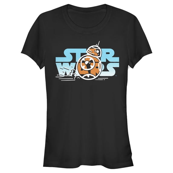 Junior's Star Wars: The Rise of Skywalker BB-8 Speed Graphic Tee Black Medium