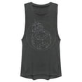 thumbnail image 1 of Junior's Star Wars: The Rise of Skywalker BB-8 Starry Constellation Festival Muscle Graphic Tee Charcoal X Large, 1 of 3
