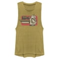 thumbnail image 1 of Junior's Star Wars: The Rise of Skywalker BB-8 on the Run  Festival Muscle Graphic Tee Gold Heather X Small, 1 of 3