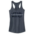 thumbnail image 1 of Junior's Star Wars: The Rise of Skywalker Classic Logo  Racerback Tank Top Indigo Small, 1 of 3