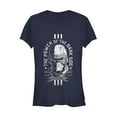 thumbnail image 1 of Junior's Star Wars: The Rise of Skywalker Cracked Kylo  Graphic Tee Navy Blue X Large, 1 of 2