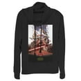 thumbnail image 1 of Junior's Star Wars: The Rise of Skywalker Epic Poster  Cowl Neck Sweatshirt Black 4X Large, 1 of 3